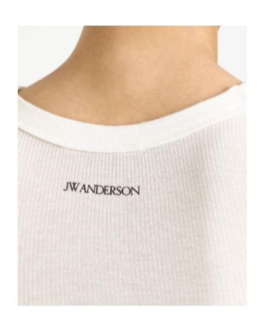 J.W. Anderson White Jw Anderson Sheer Cami Vest Top