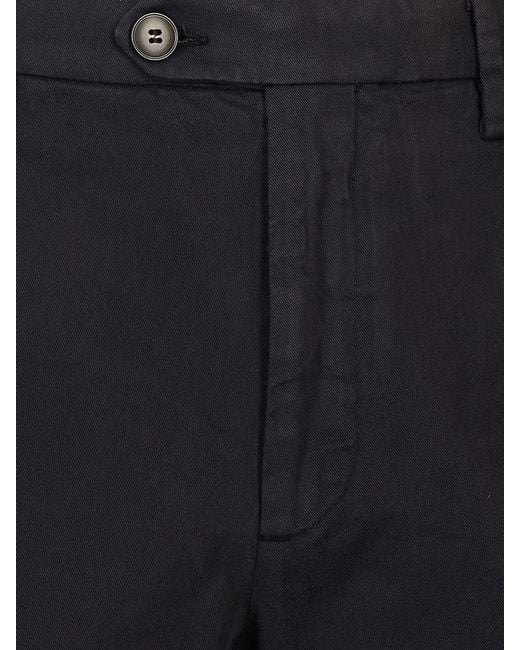 Canali Blue Casual Trousers With Belt Loops for men