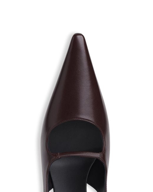 Alaïa Brown Alaïa Drop Slingbacks