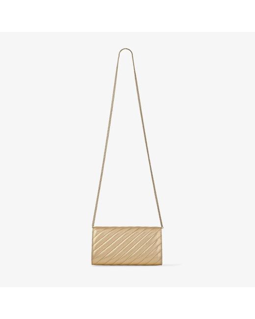 Jimmy Choo Natural Avenue Curve Wallet Chain for men