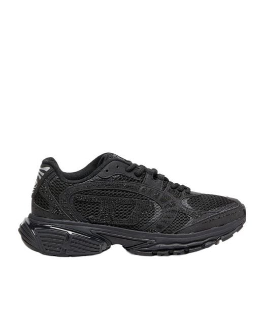 DIESEL Black S-Pro-V-Dense Rhinestone-Embellished Sneakers