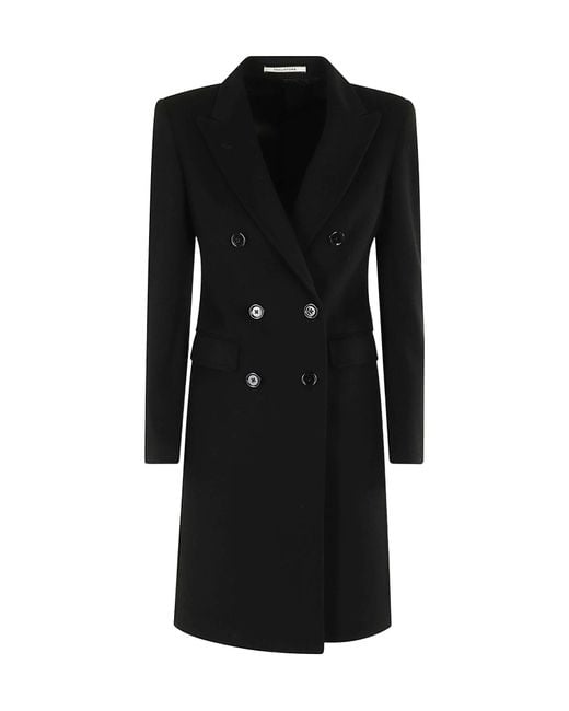 Tagliatore Black Long-Sleeved Coat