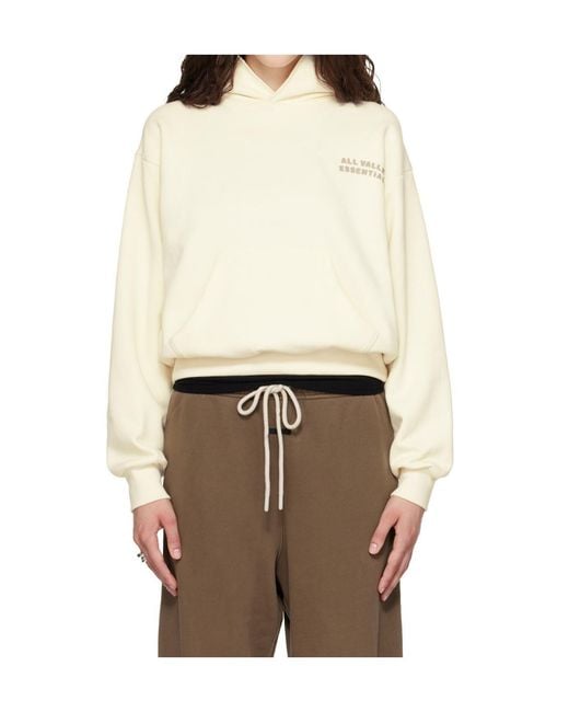 Fear Of God Natural 90S Fleece Hoodie Classic Fit