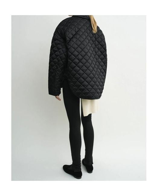 Totême  Black Quilted Cotton Jacket