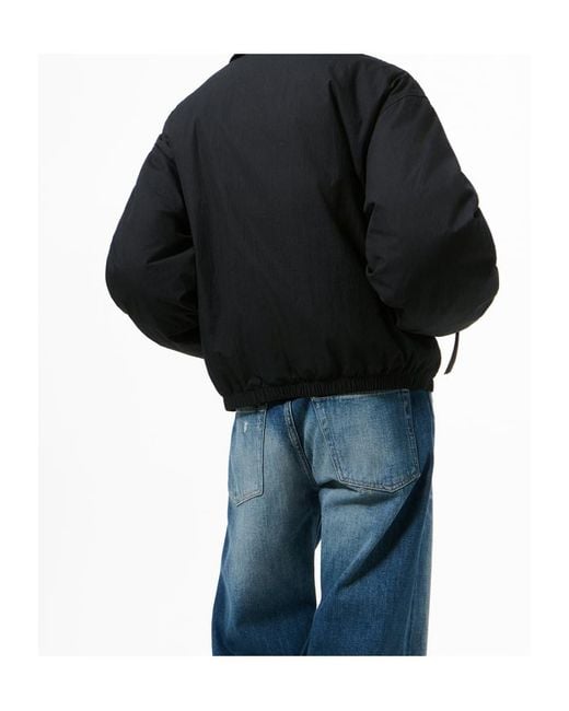 Our Legacy Black Avenue Puffa Zip Bomber Jacket