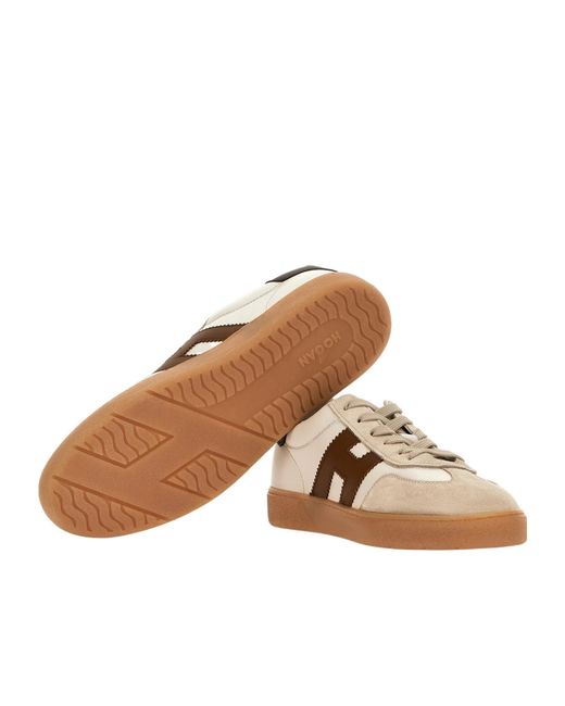 Hogan Multicolor Low-Top Sneakers With Suede And Smooth Texture for men