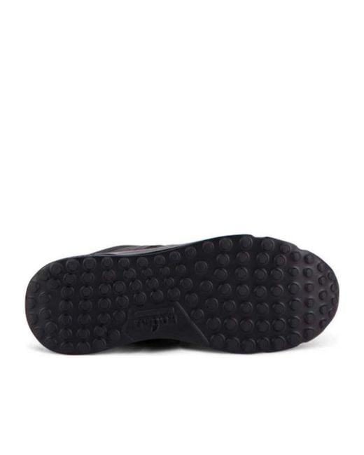 Hogan Black Logo Detailed Lace-Up Sneakers for men