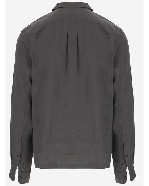 Vince Gray Relaxed Utility Shirt for men