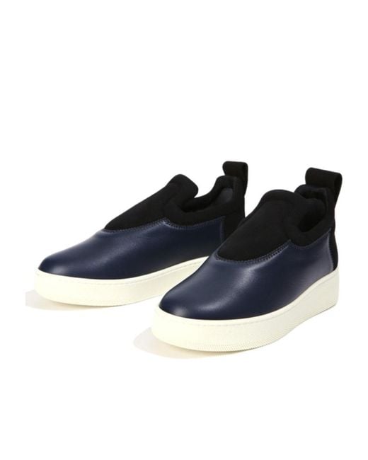 Céline Blue Round-Toe Sneakers