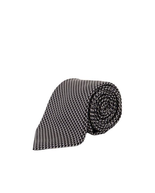 Tom Ford Gray Micro Pattern Tie for men