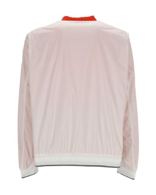 Herno Pink Reversible Slim Bomber Jacket for men