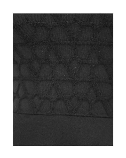 Valentino Black Toile Iconographe Motif Midi Dress