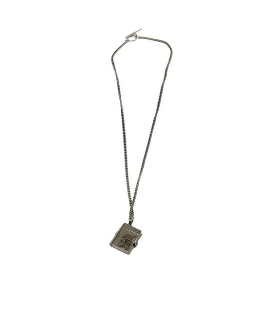 Enfants Riches Deprimes Metallic Enfants Riches Déprimés Book Necklace for men