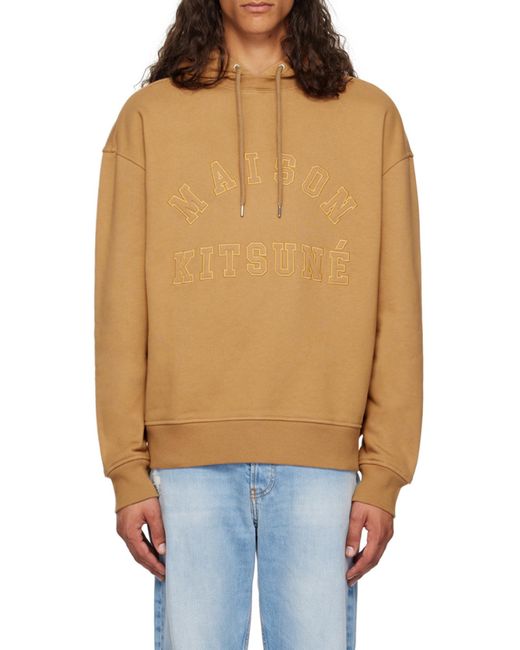 Maison Kitsuné Multicolor Logo Hooded Sweater for men