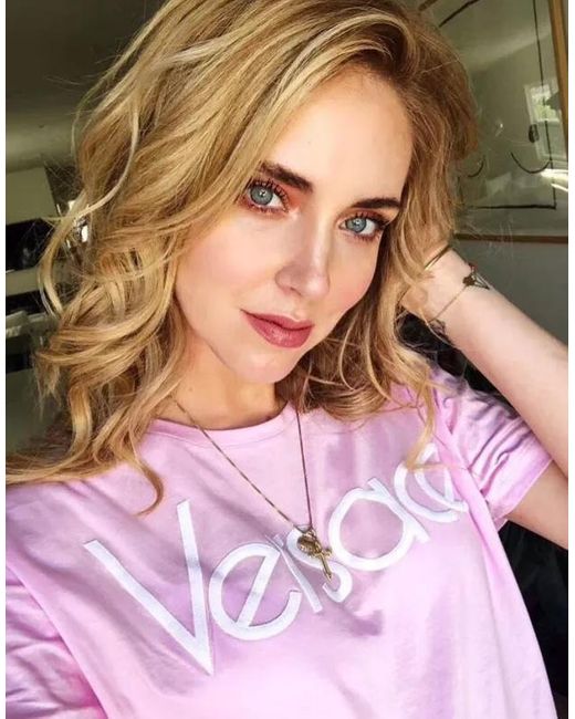 Versace Pink Logo Printed T-Shirt