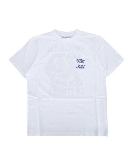Marcelo Burlon White Mbcm Panther T-Shirt