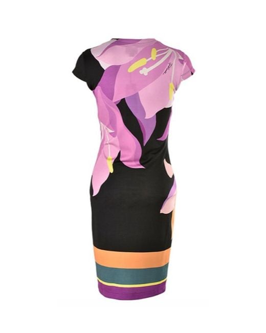 Just Cavalli Pink Print Dress