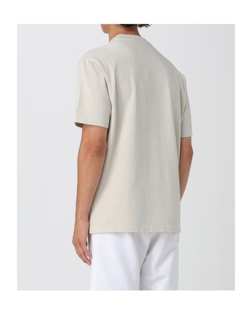 Autry White Logo Cotton T-Shirt for men