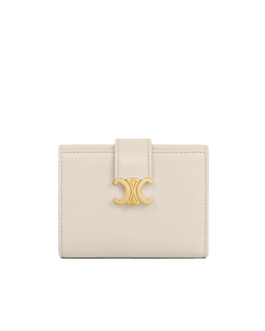 【CELINE】FINE WALLET CELINE VICTOIRE ファインウォレット Women's Fine wallet Celine Victoire in Triomphe canvas
