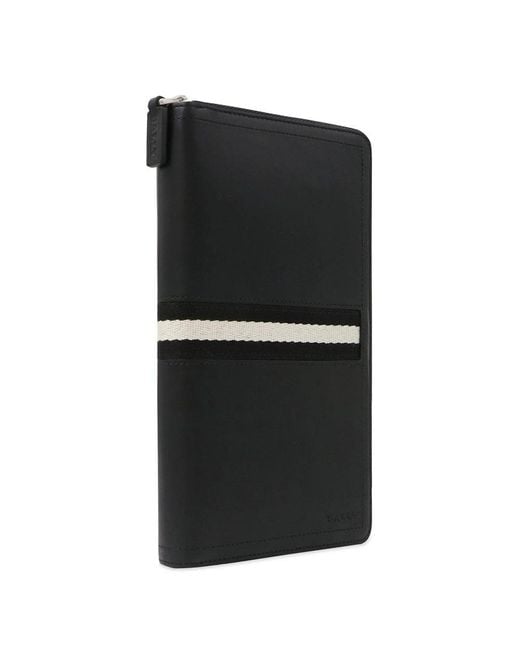 Bally Black Logo Wallet for men