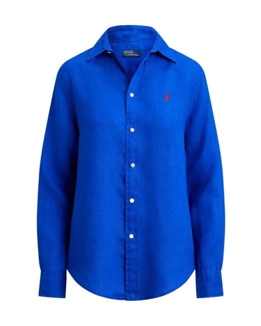 Ralph Lauren Blue Shirt With Logo