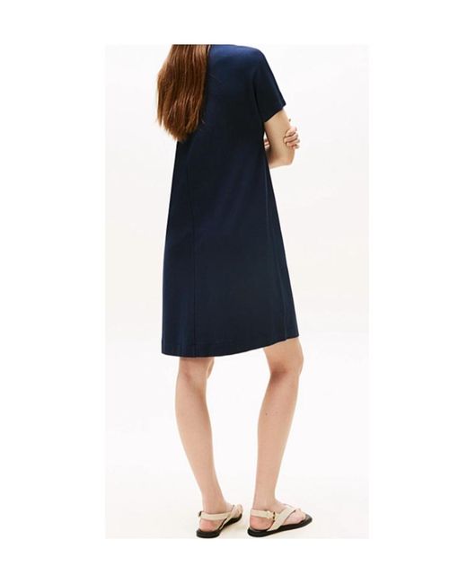 Tommy Hilfiger Blue Short Sleeve Dress