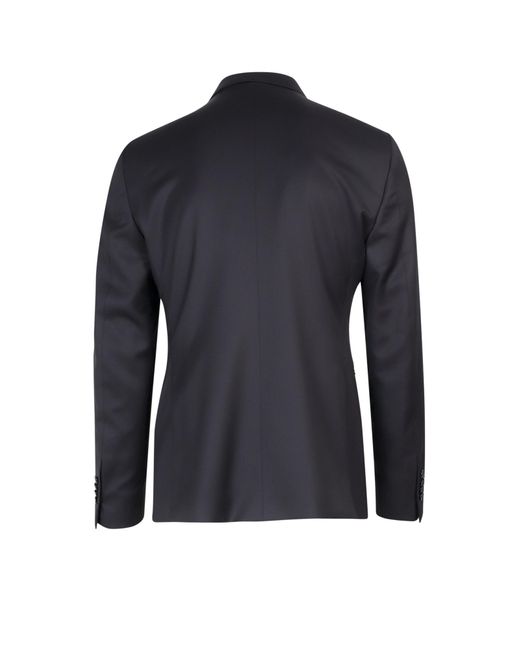 Tagliatore Blue Double-Breasted Two-Piece Suit Set for men