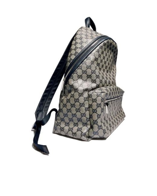 Gucci Gray Essence Classic Medium Backpack for men