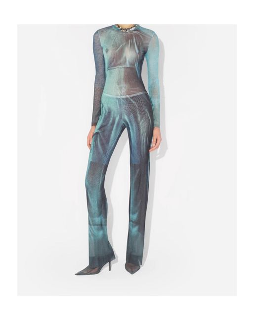 Jean Paul Gaultier Blue The Water Pants