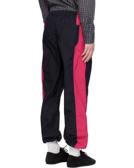 GIMAGUAS Black Elastic Waist Casual Pants for men