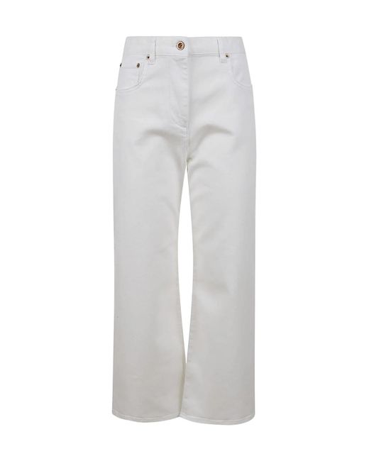 Aspesi Gray Wide-Leg Jeans