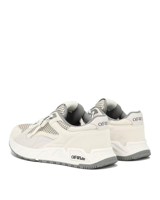 Off-White c/o Virgil Abloh White Kick Off Lace-Up Sneakers for men