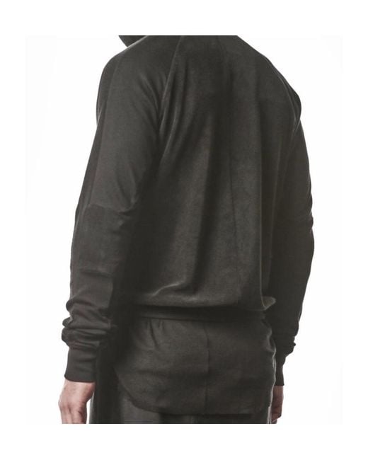 Thom Krom Black Zip Hoodie for men
