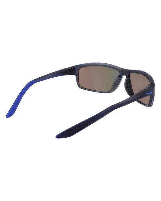 Nike Blue Rabid 22 Rectangle Frame Sunglasses for men