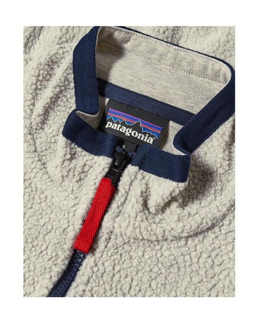 Patagonia White Logo Zipper Casual Jacket for men