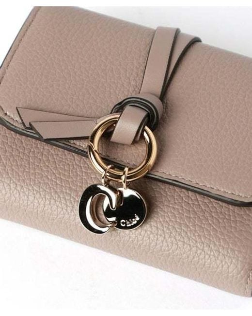 Chloé Natural Alphabet Small Trifold Wallet