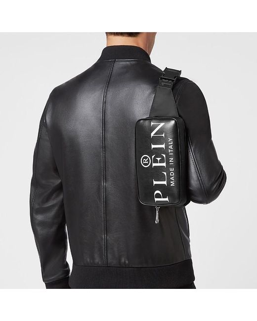 Philipp Plein Black Logo Details Pockets for men