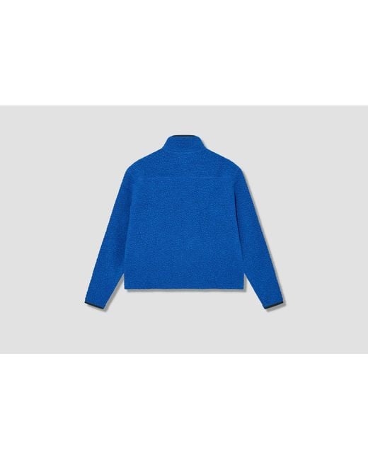Drake's Blue Long-Sleeved Casual Jacket for men