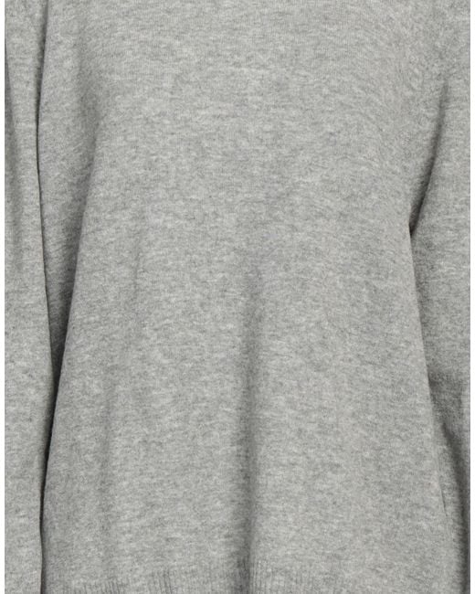 Maison Margiela Gray Lightweight Long-Sleeve Knit Sweater