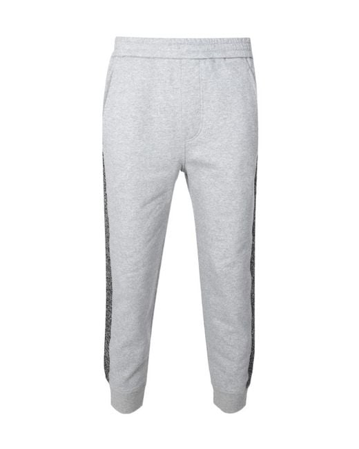 Neil Barrett Gray Elastic Waist Sweatpants for men