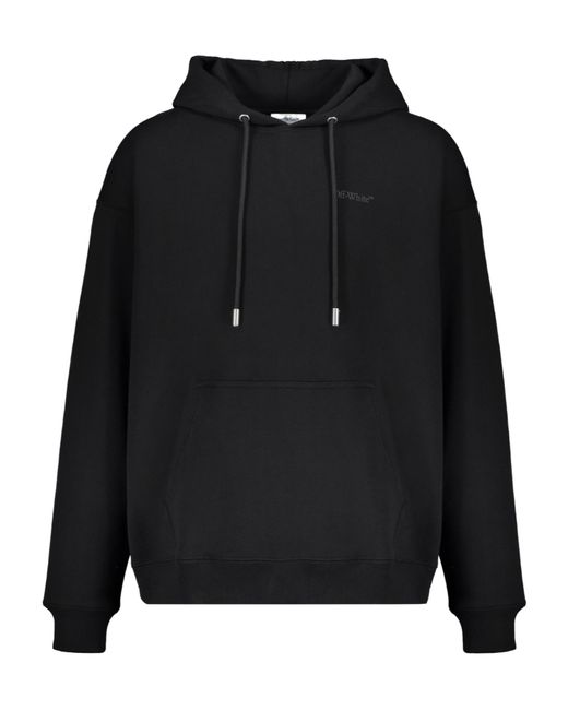 Off-White c/o Virgil Abloh Black Arrow Back Logo Hoodie for men