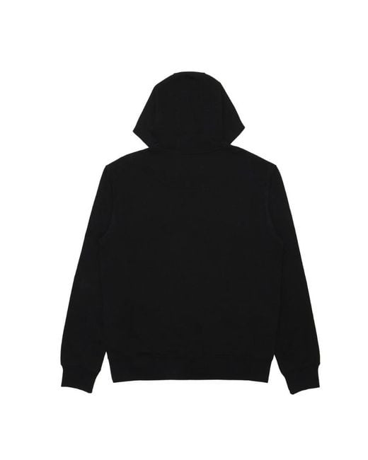 McQueen Black Logo Hooded Casual Jacket for men