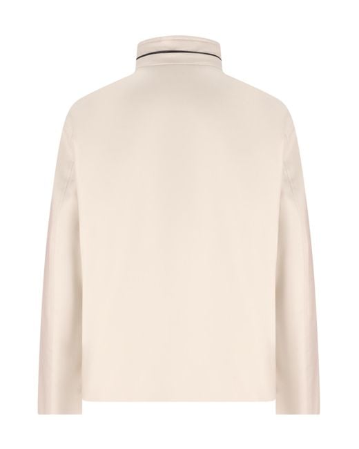 Herno Natural High Neck Reversible Jacket for men