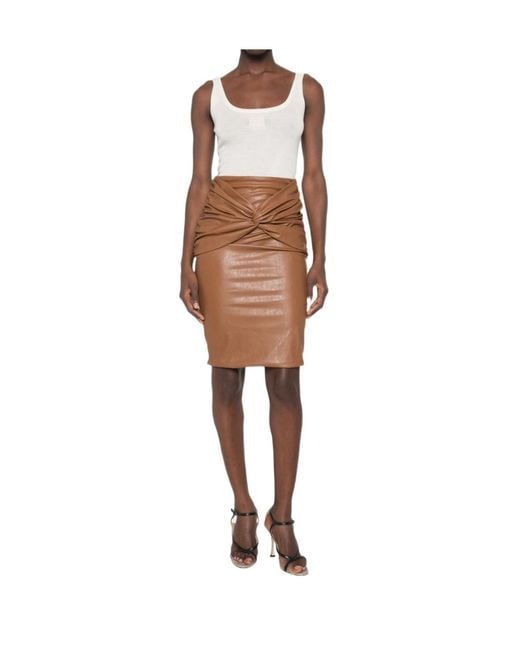 Elisabetta Franchi White Ribbed-Knit Logo-Patch Vest