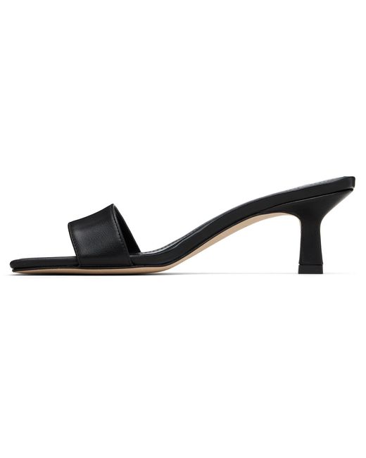 Aeyde Black Gilly Sandals