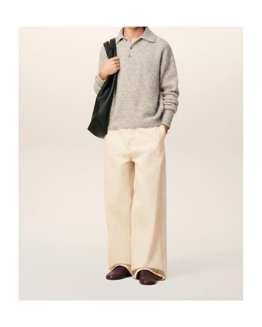 AMI Natural Ami Wide Fit Jeans for men