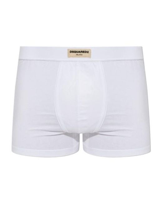 DSquared² White Boxer Briefs for men