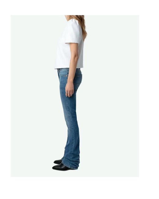 Zadig & Voltaire White Tchao Sequinned T-Shirt