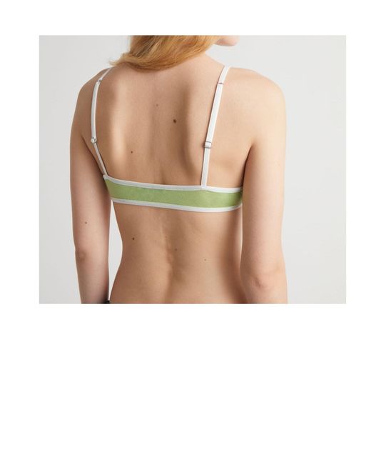 Paloma Wool Green Strappy Bralette