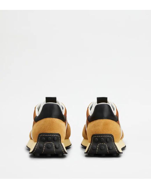 Tod's Brown Round-Toe Sneakers for men